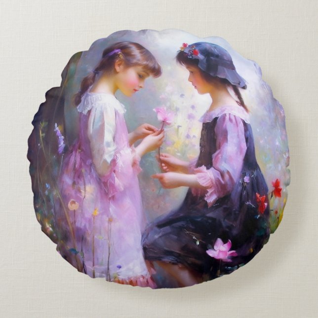 Love  round pillow (Front)