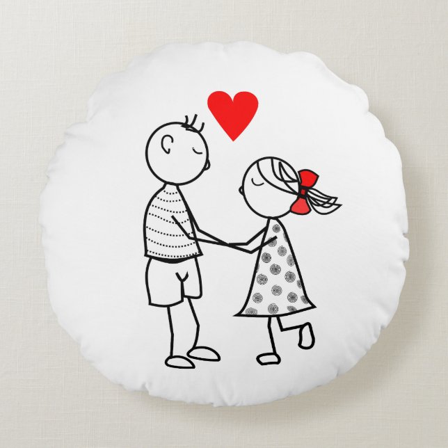 LOVE ROUND PILLOW (Front)