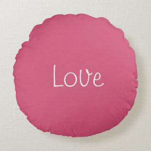 Love Round Pillow