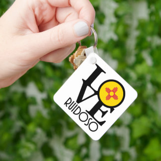 LOVE Ruidoso New Mexico Keychain