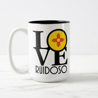 LOVE Ruidoso, NM 15oz Two-Tone Coffee Mug