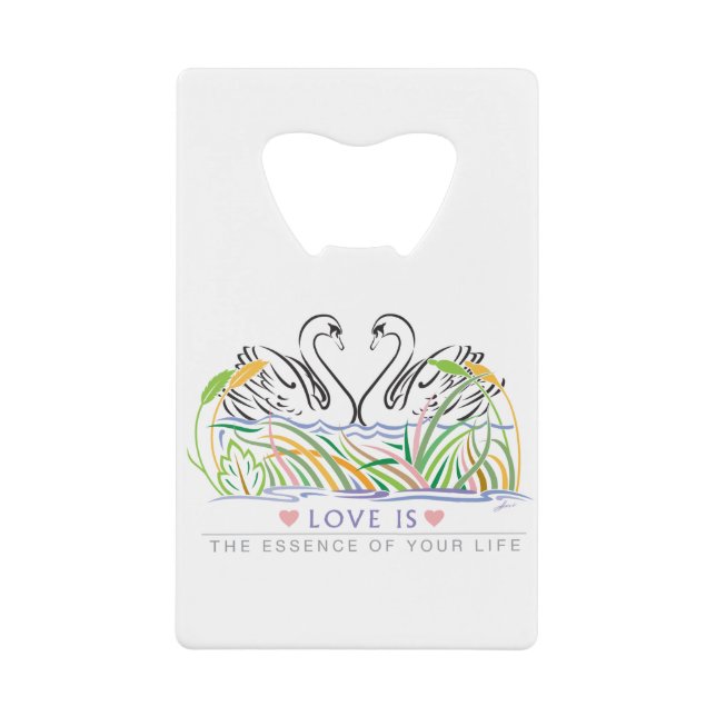 Love Rules Credit Card Bottle Opener (Front)
