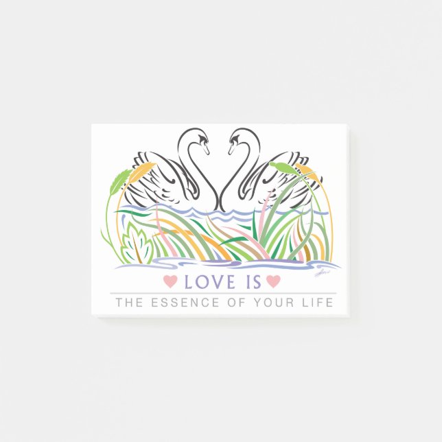 Love Rules Post-it Notes (Front)