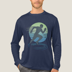 Love Running Marathon Competitive Runner Tri-Blend Shirt