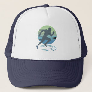 Love Running Marathon Competitive Runner Trucker Hat