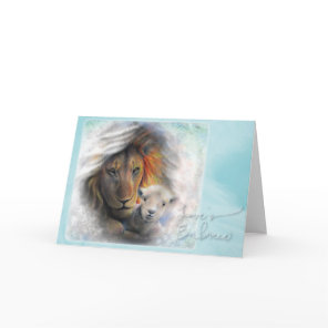 “Love’s Embrace,” Folded Greeting Card