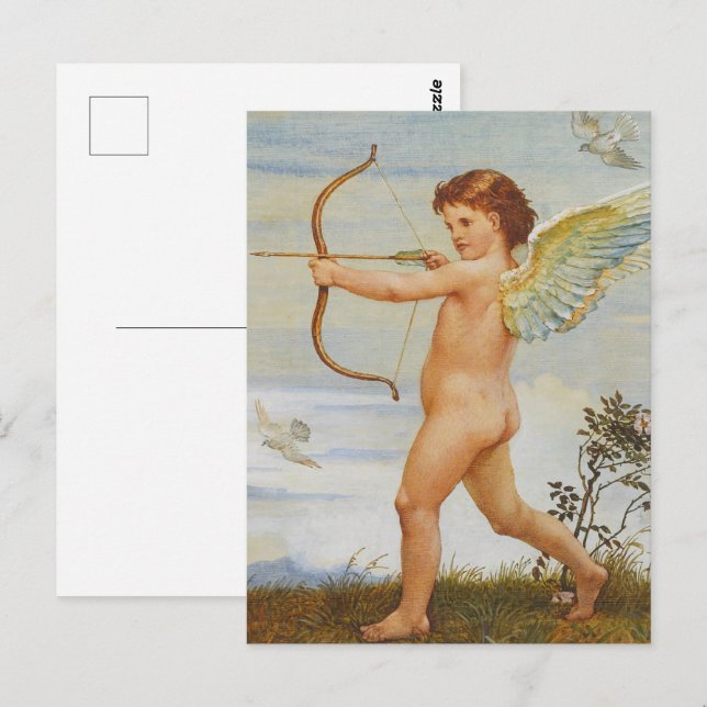 Love’s Flight, Cupid's Arrow by Walter Crane Postcard (Front/Back)