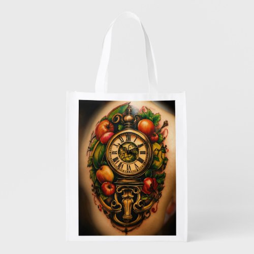  love s squeeze tattoo inspired apple design grocery bag