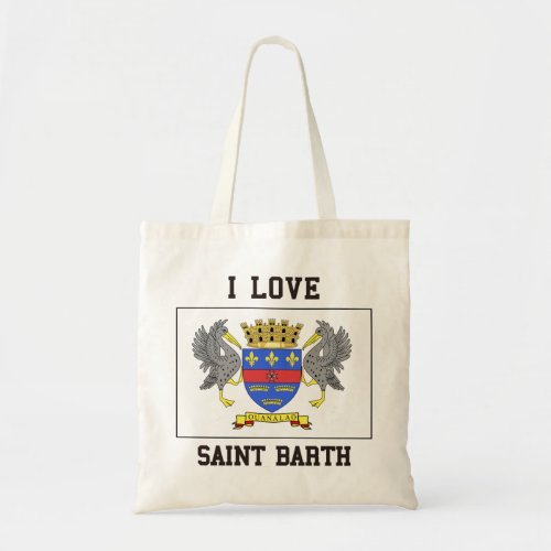 Love Saint Barth Tote Bag