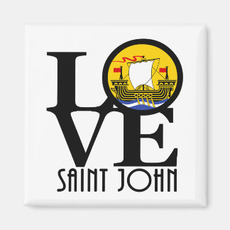LOVE Saint John New Brunswick Magnet