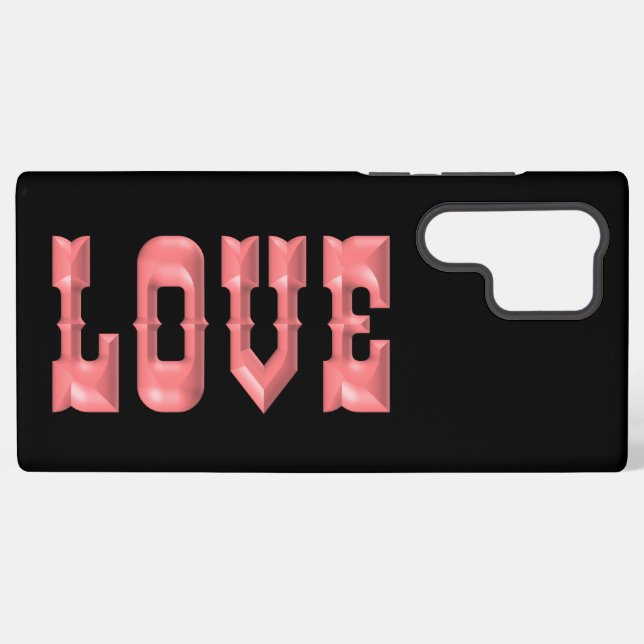 LOVE SAMSUNG GALAXY CASE (Back Horizontal)