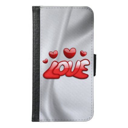 love samsung galaxy s6 wallet case