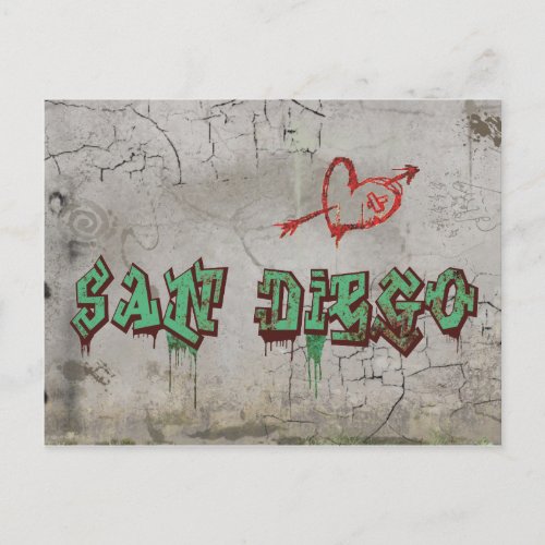 Love San Diego Postcard