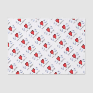 love san diego tissue paper