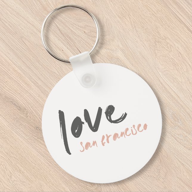 Love San Francisco | California USA City Frisco Keychain (Creator Uploaded)