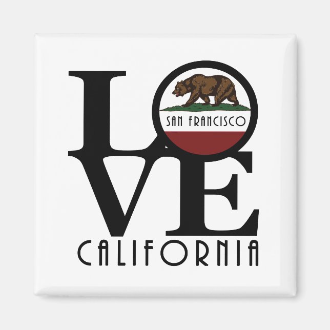 LOVE San Francisco Magnet (Front)