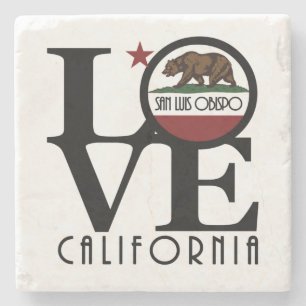 LOVE San Luis Obispo Stone Coaster