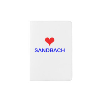 Love Sandbach Passport Holder