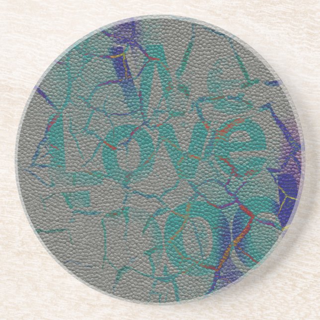 Love Sandstone Coaster (Front)