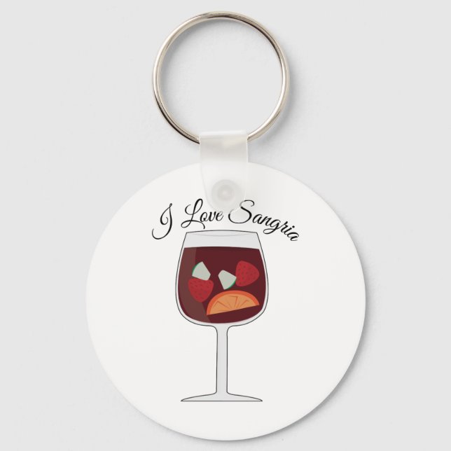 Love Sangria Keychain (Front)