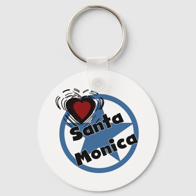 Love Santa Monica Keychain (Front)