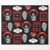 From Santa, With Love Wrapping Paper | Zazzle