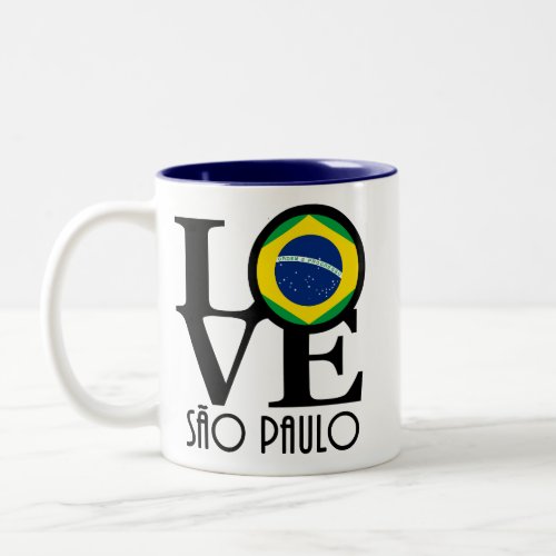 LOVE So Paulo 11oz Two_Tone Coffee Mug