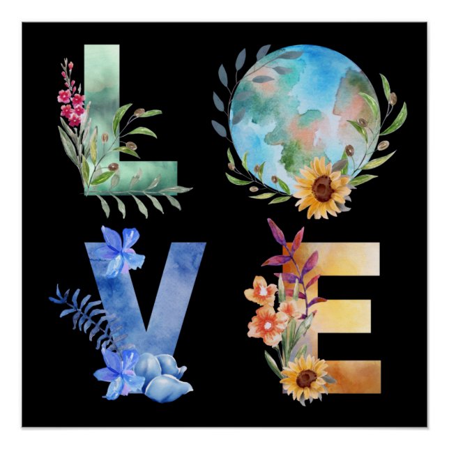 LOVE SAVE OUR PLANET  POSTER (Front)