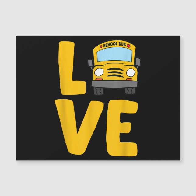 Love School Bus Driver Schoolbus Busdriver (Front)