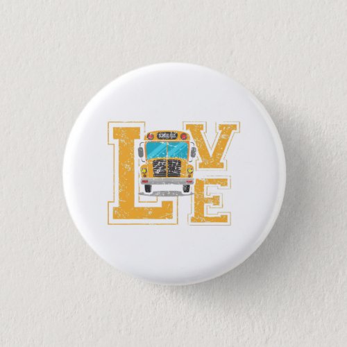 Love School Bus Driver TShirt For Men Women Bus Dr Button