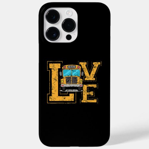 Love School Bus Driver TShirt For Men Women Bus Dr Case_Mate iPhone 14 Pro Max Case