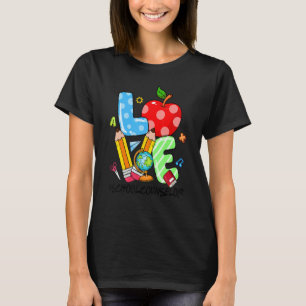 Love School Counselor Teacher Appreciation Counsel T-Shirt