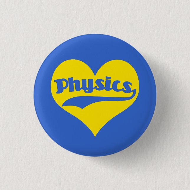 Love Science Physics Button (Front)