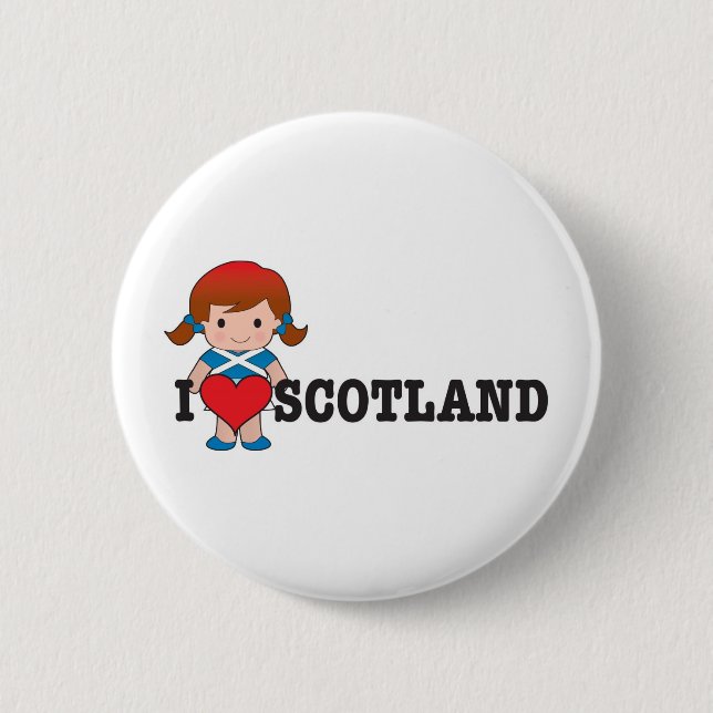 Love Scotland Button (Front)