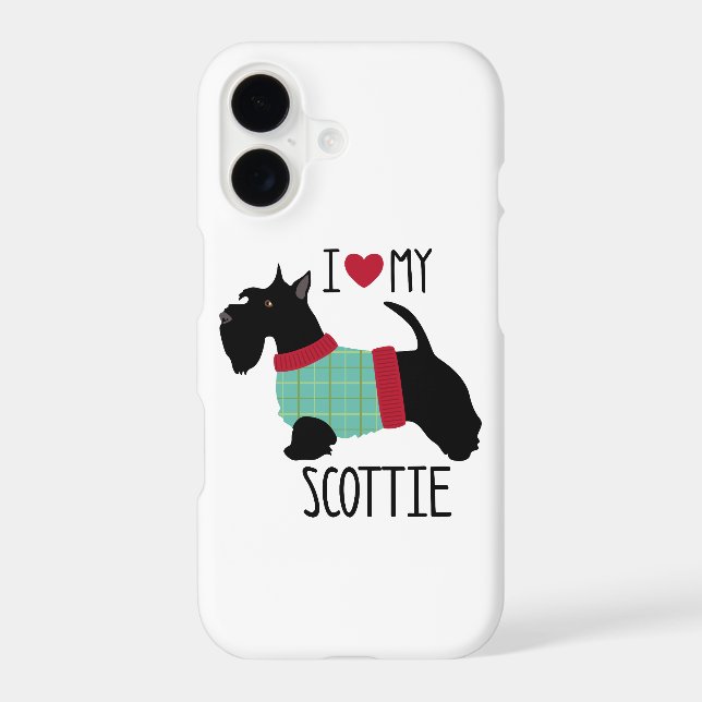 Love Scottie Iphone Case (Back)