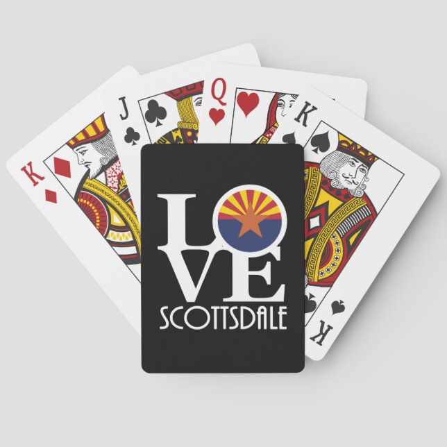 LOVE Scottsdale Arizona Poker Cards (Back)