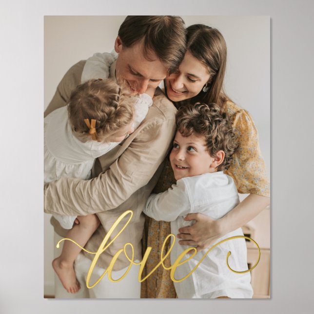 Love Script Family Foil Prints (Front)