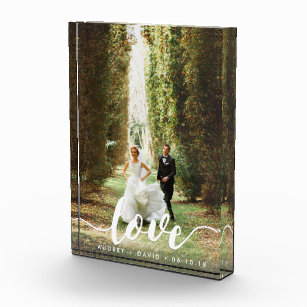 Love Script Overlay | Personalized Wedding Photo