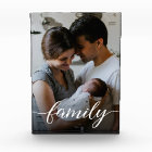 Love Script Personalized Family Photo