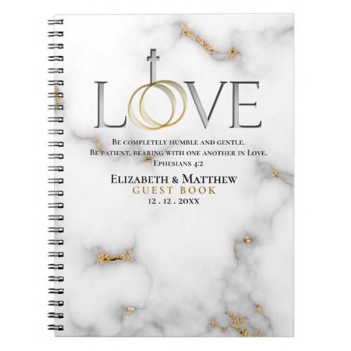 Love Scripture Ephesians 42 Wedding Guest Book