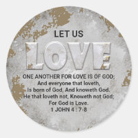 Love Scripture Verse 1 John 4:7-8