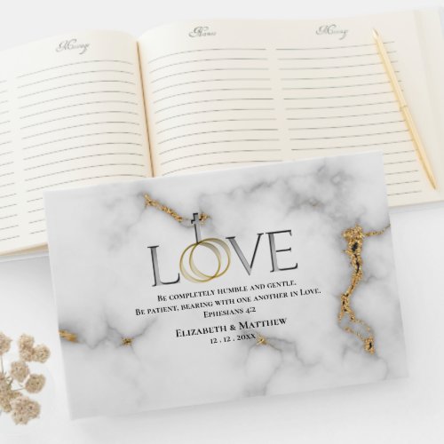 Love Scripture Verse Ephesians 42 Wedding Guest Book