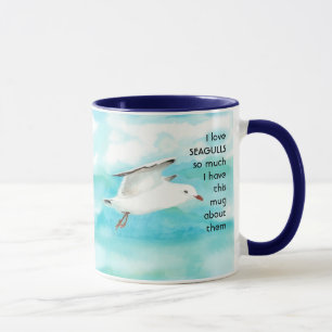 Love SEAGULL so so much I Fun Quote  Mug