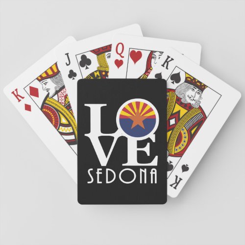 LOVE Sedona Arizona Playing Cards