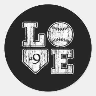 Love Sell Softll Mom Vintage Distressed Home Plate Classic Round Sticker