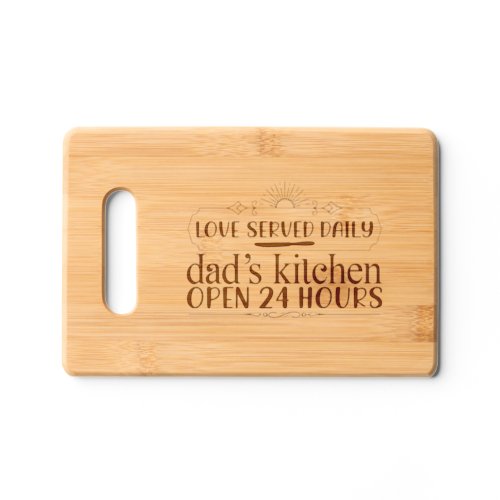 Love Served Daily  Cutting Board