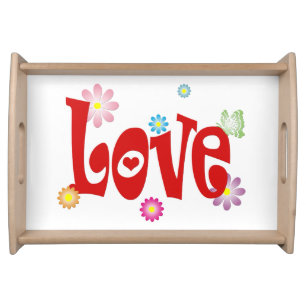 Love Serving Tray