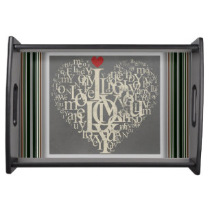 Love Serving Tray