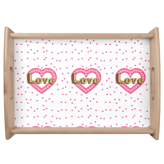 love serving tray (Front)