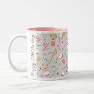 Love Sewing Accessories Grey Two-Tone Coffee Mug